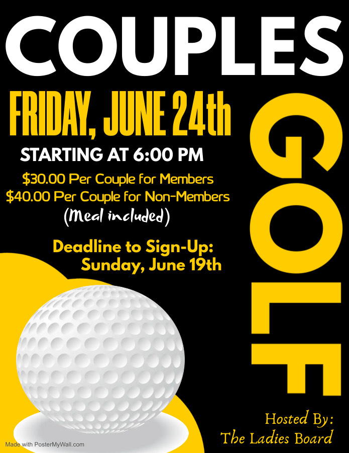 couples golf flyer